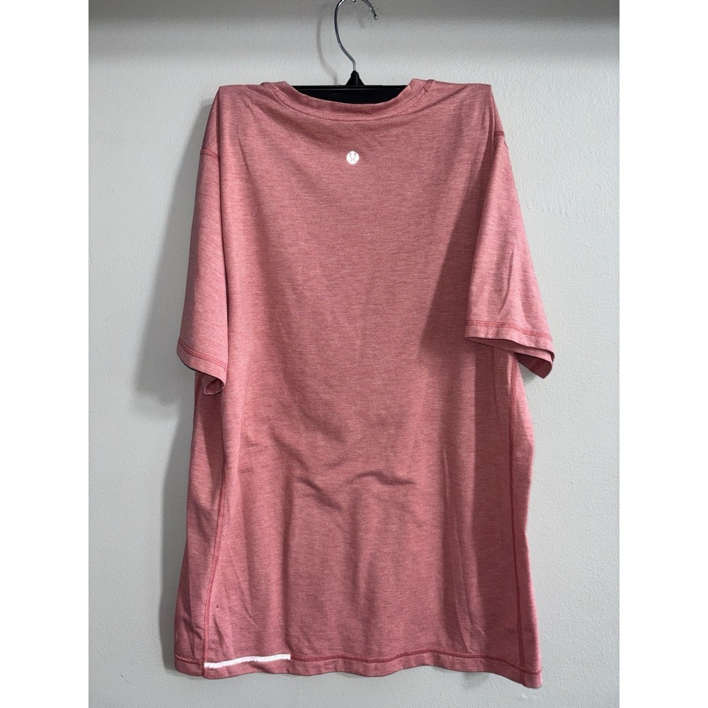 2 Lululemon Tees Salmon Pink and Blue Size M - Picture 3 of 7